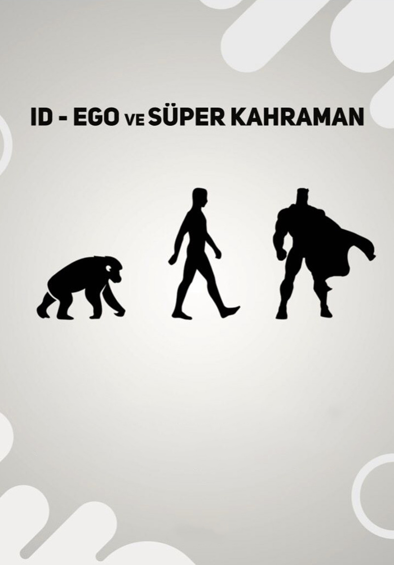 İd-Ego ve Süper Kahraman Poster