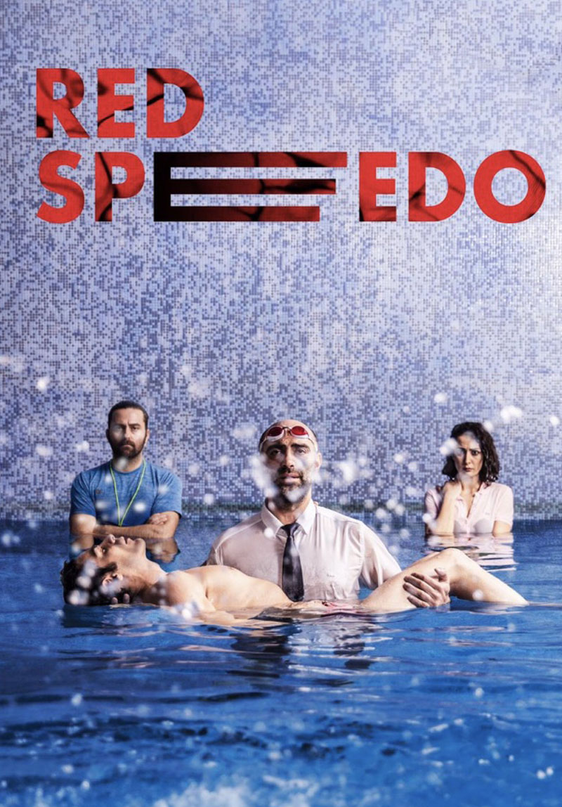 Red Speedo Poster