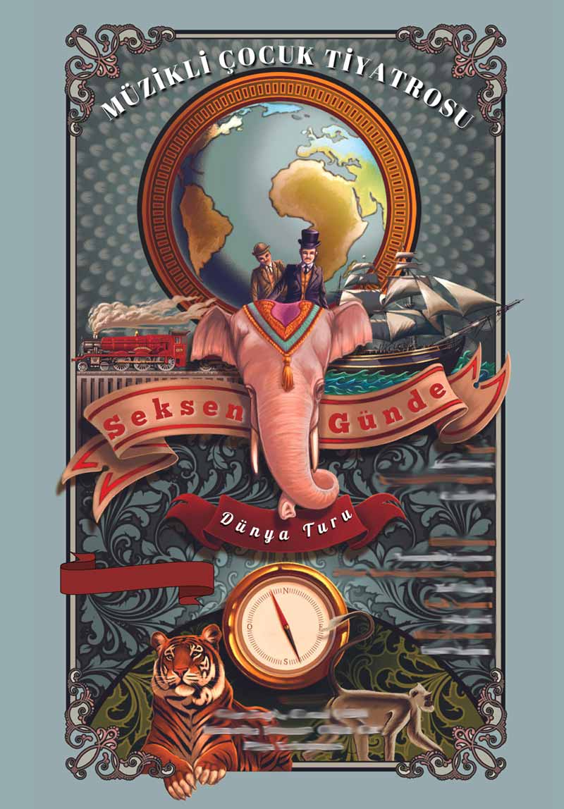 Seksen Günde Dünya Turu Poster